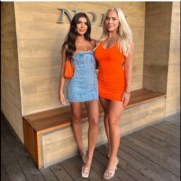 Zara Denim Mini Strapless Dress BlueSize S and L - Picture 12 of 16